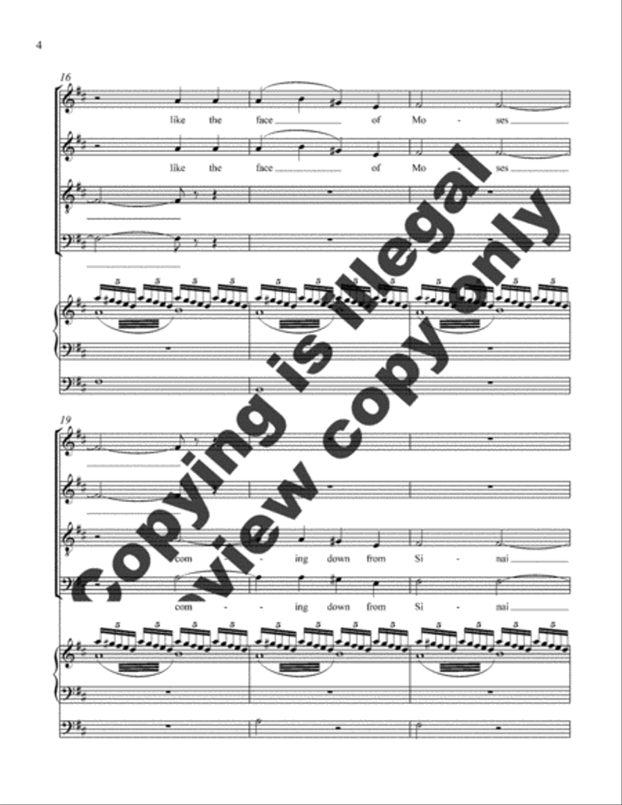 Dazzling as the Sun Dazzling as the Sun 4-Part scores gallery preview page 4