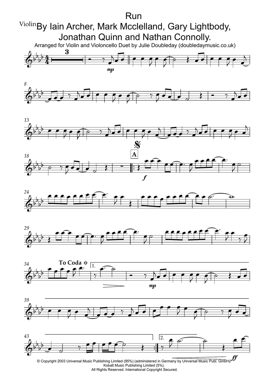 Run String Duet scores gallery preview page 4