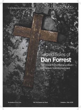 Book cover for Sacred Solos of Dan Forrest (low voice)