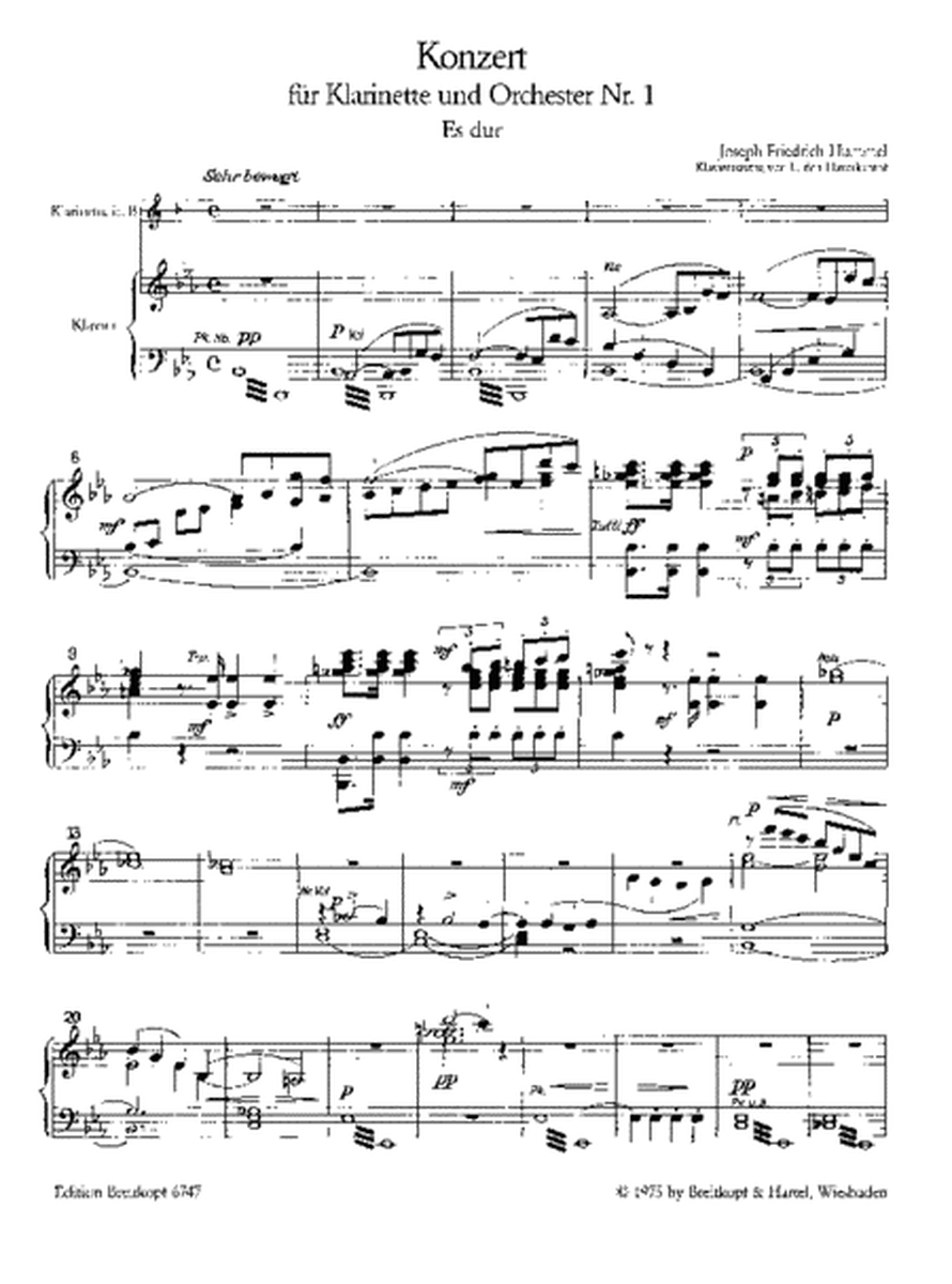 Clarinet Concerto No. 1 in Eb major