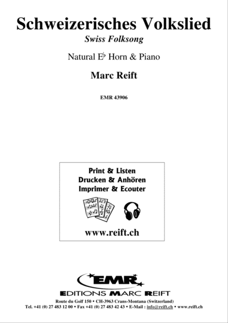 Schweizerisches Volkslied Horn scores gallery preview page 2