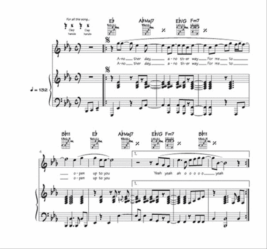 Another Day Guitar Tablature scores gallery preview page 3