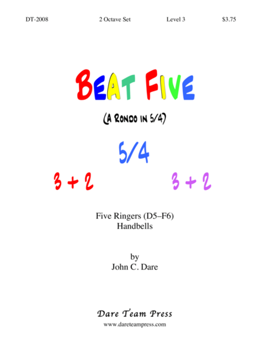 Beat Five 2-Octaves scores gallery preview page 1