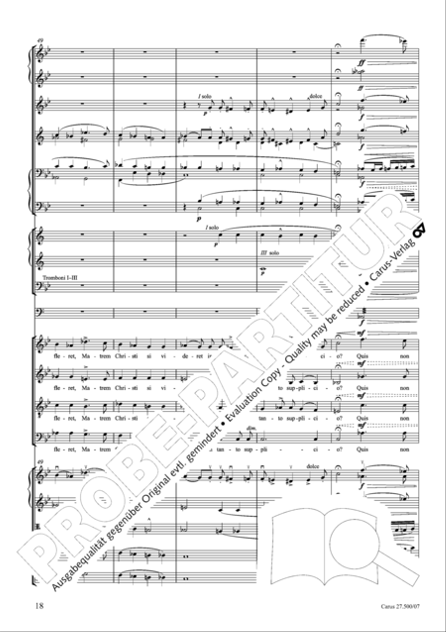 Quattro pezzi sacri Orchestra scores gallery preview page 19