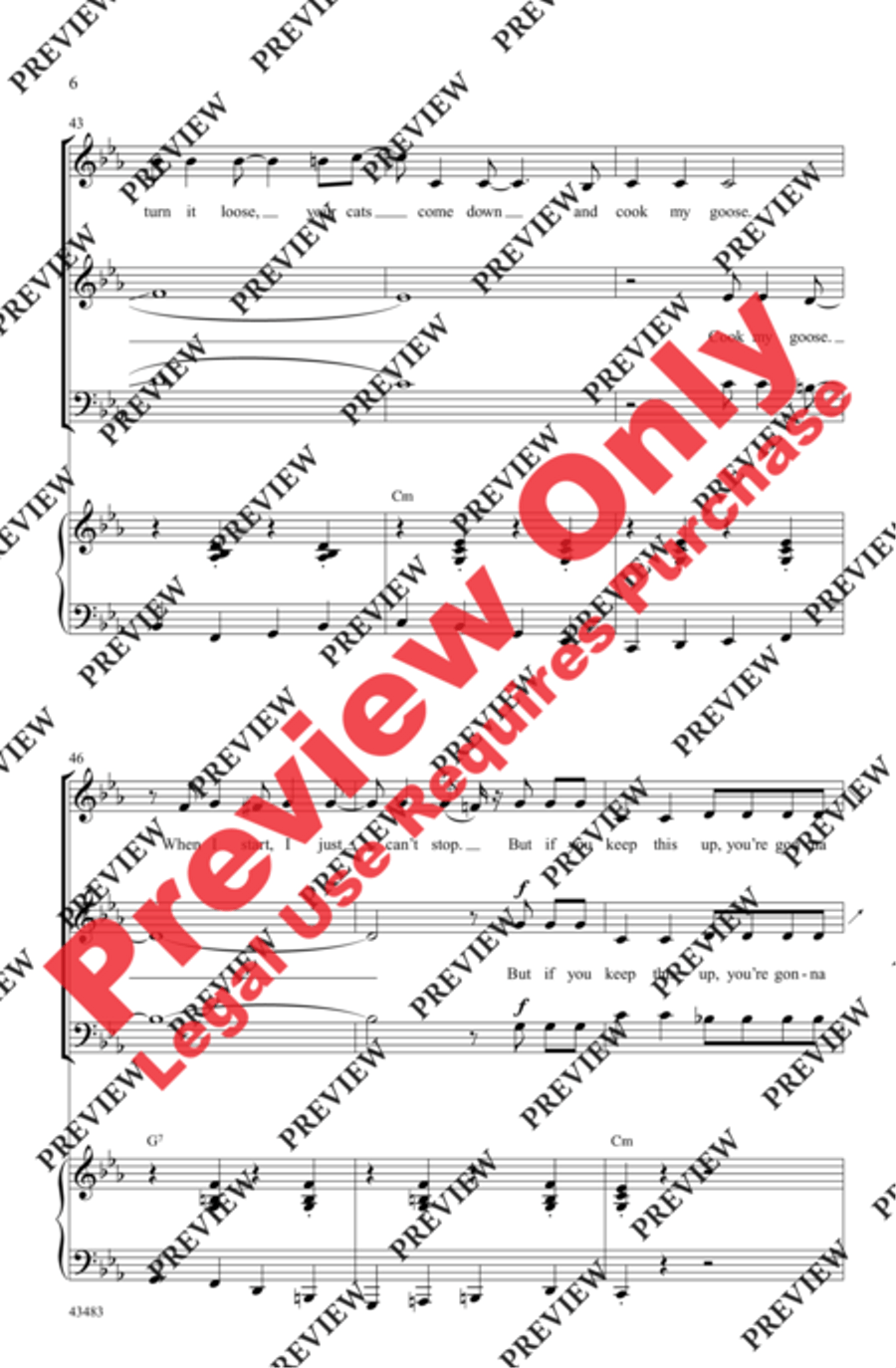 Put a Lid on It 3-Part scores gallery preview page 6