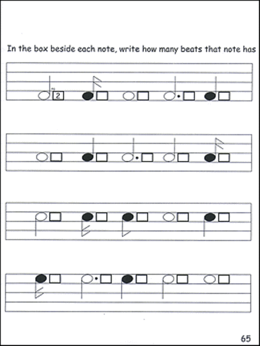Beginner Violin Theory for Children, Book One Violin scores gallery preview page 5