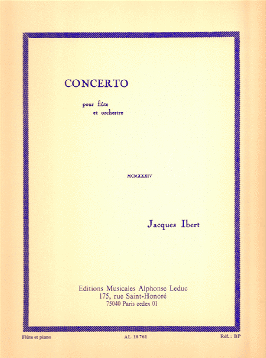Concerto Flute Solo scores gallery preview page 1