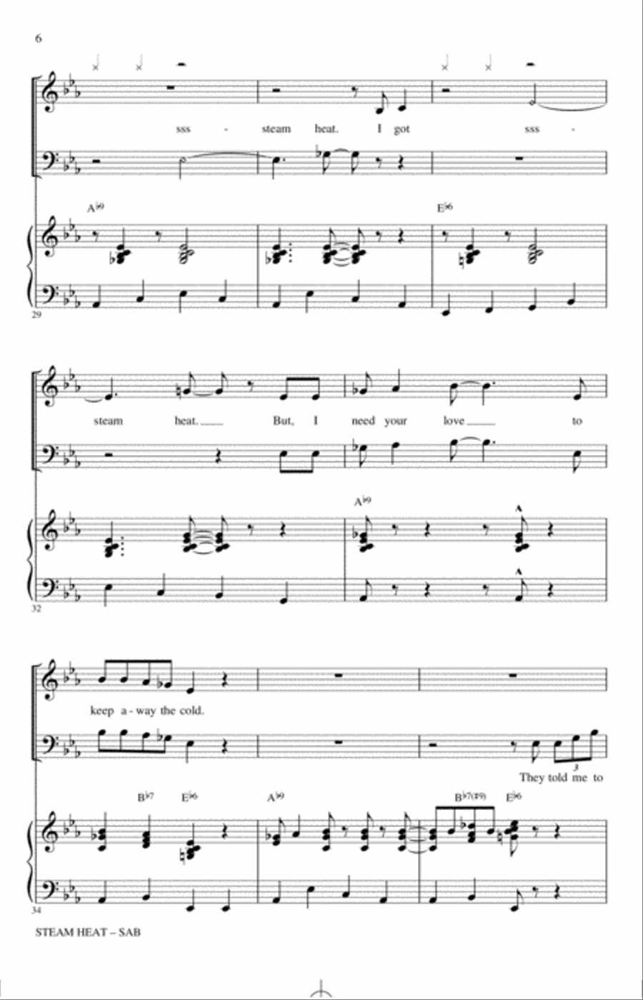 Steam Heat Steam Heat 3-Part scores gallery preview page 5