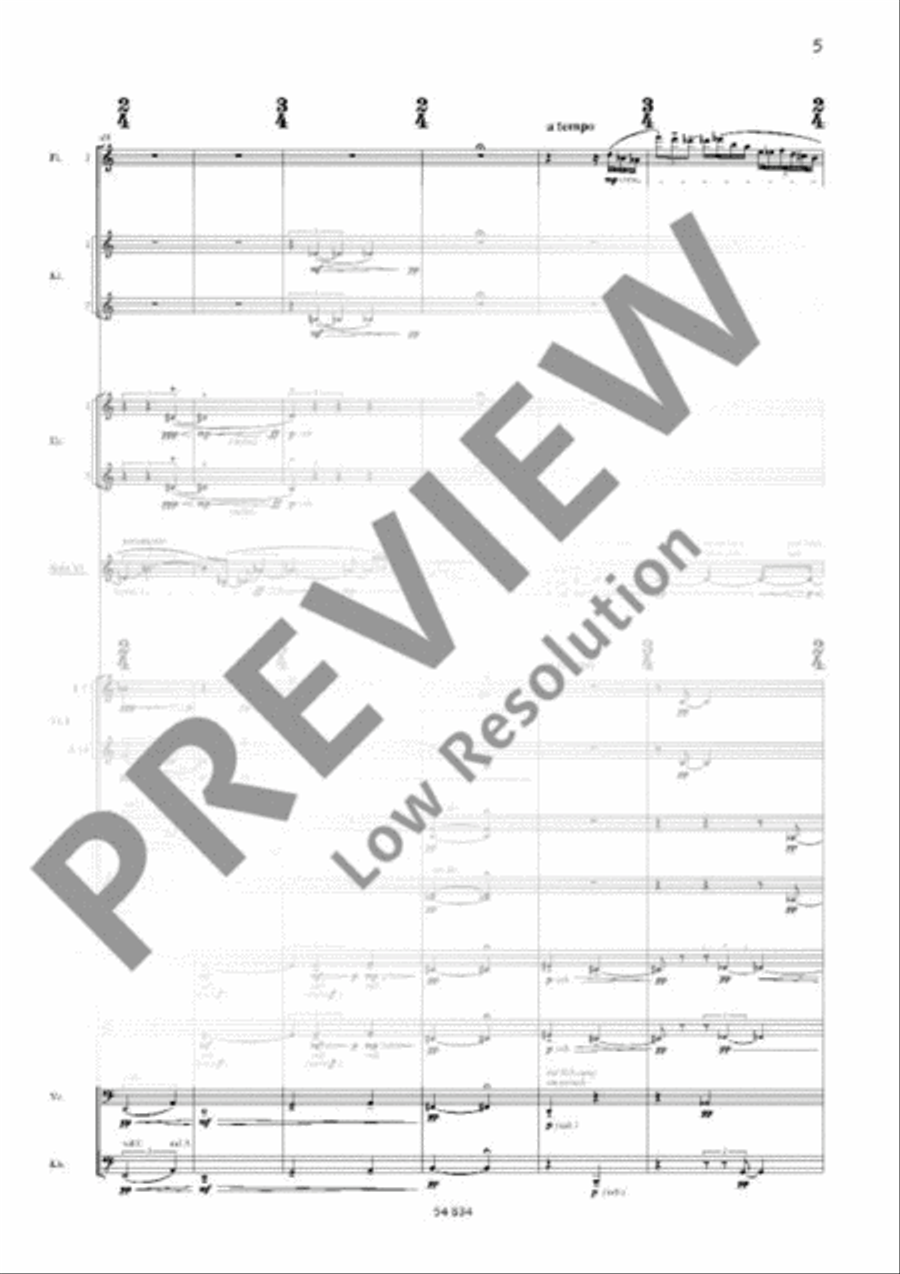 Violin Concerto Orchestra scores gallery preview page 8