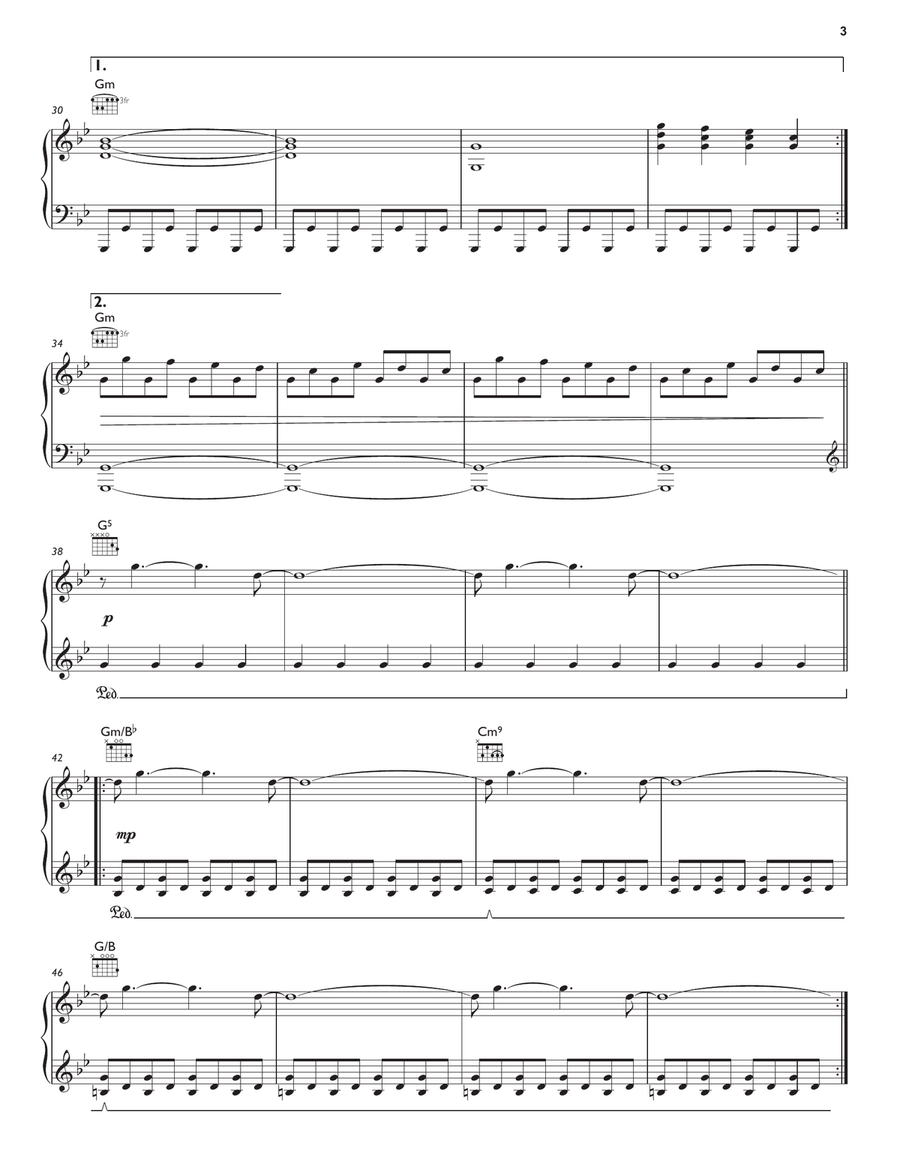 The 2nd Law: Isolated System Piano, Vocal, Guitar scores gallery preview page 3