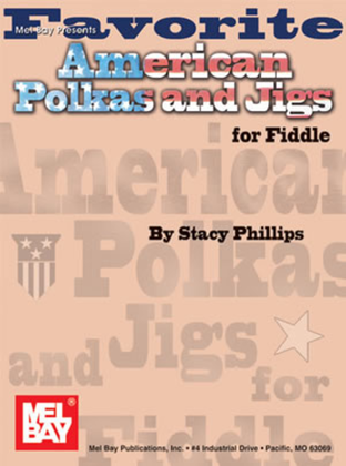 Book cover for Favorite American Polkas and Jigs for Fiddle
