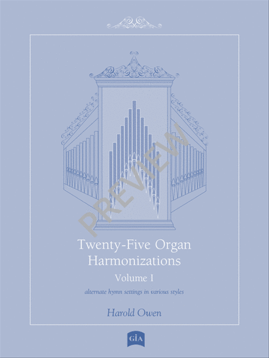 Twenty-Five Organ Harmonizations - Volume 1 Organ scores gallery preview page 2
