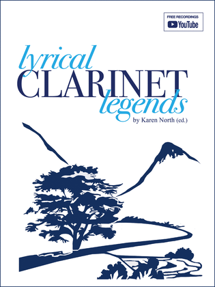 Book cover for Lyrical Clarinet Legends
