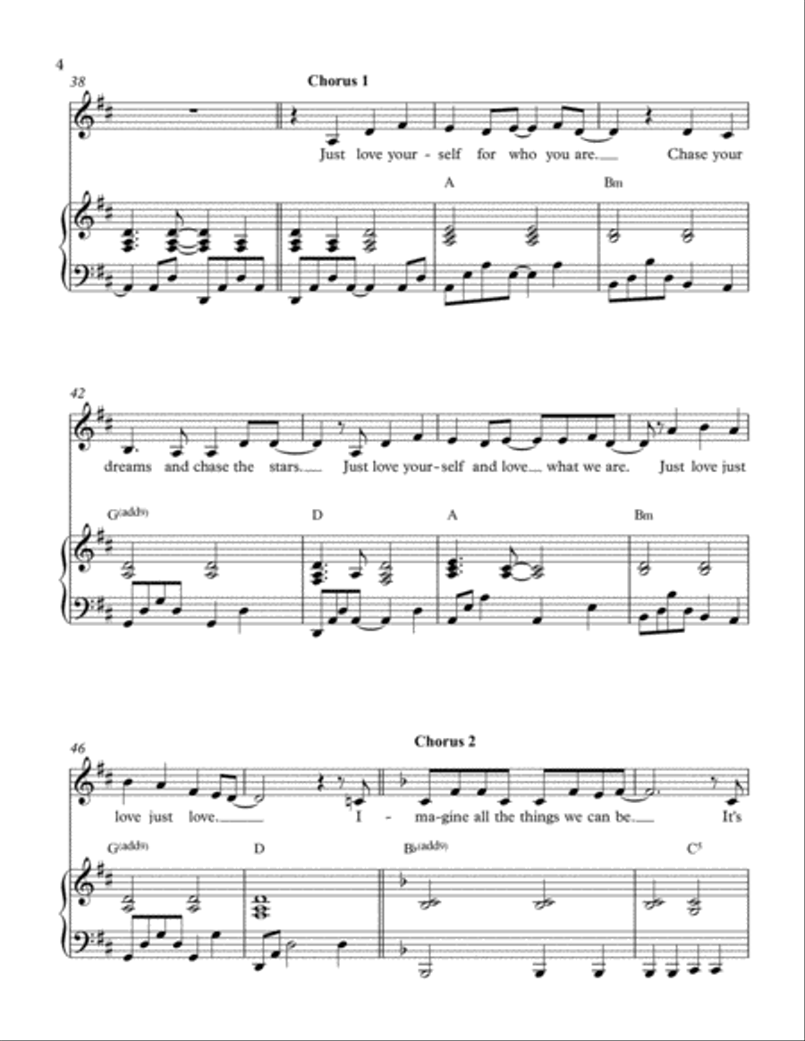 Just Love Voice scores gallery preview page 4