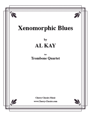 Book cover for Xenomorphic Blues for 4 Trombones