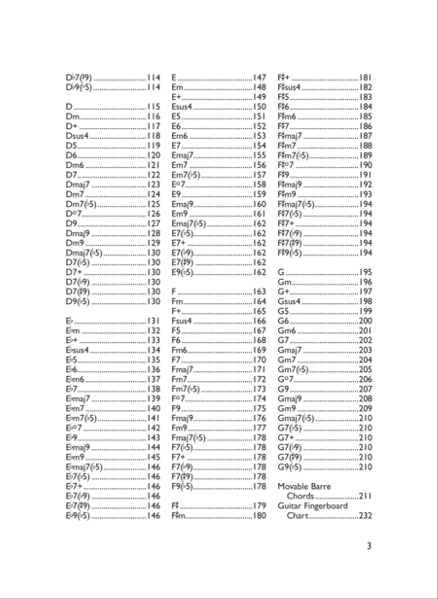 Mini Music Guides -- Guitar Chord Dictionary Guitar scores gallery preview page 3