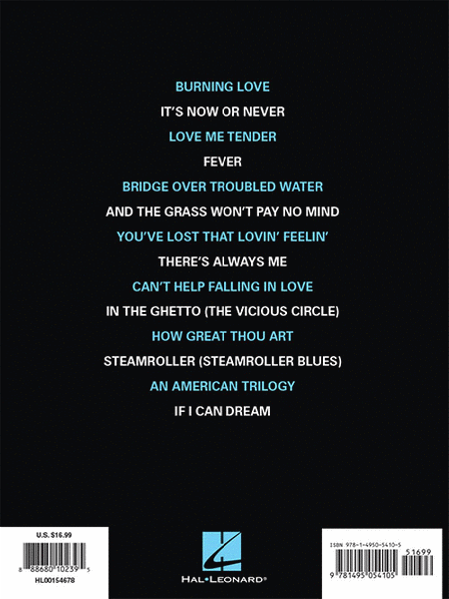 Elvis Presley – If I Can Dream Piano, Vocal, Guitar scores gallery preview page 6