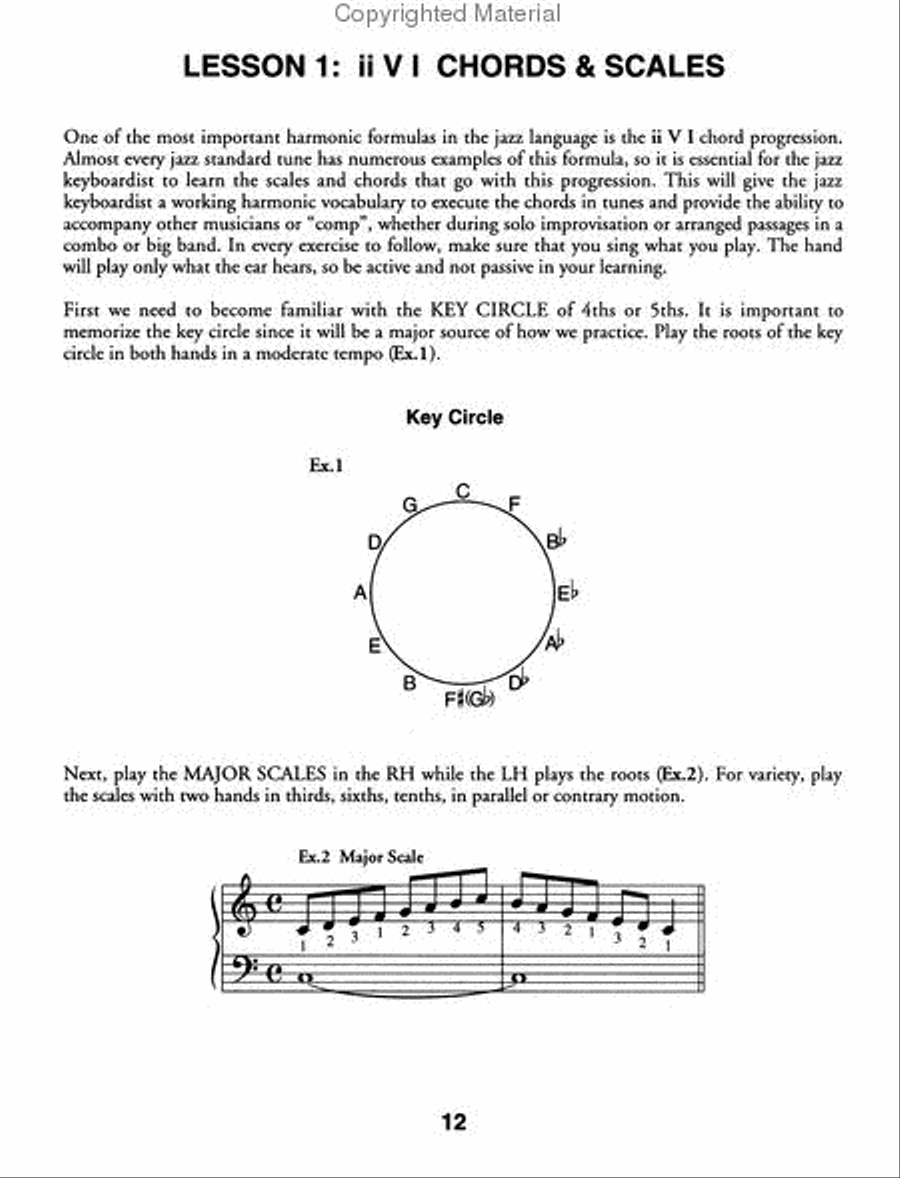 Stylistic II/V7/I Voicings For Keyboardists