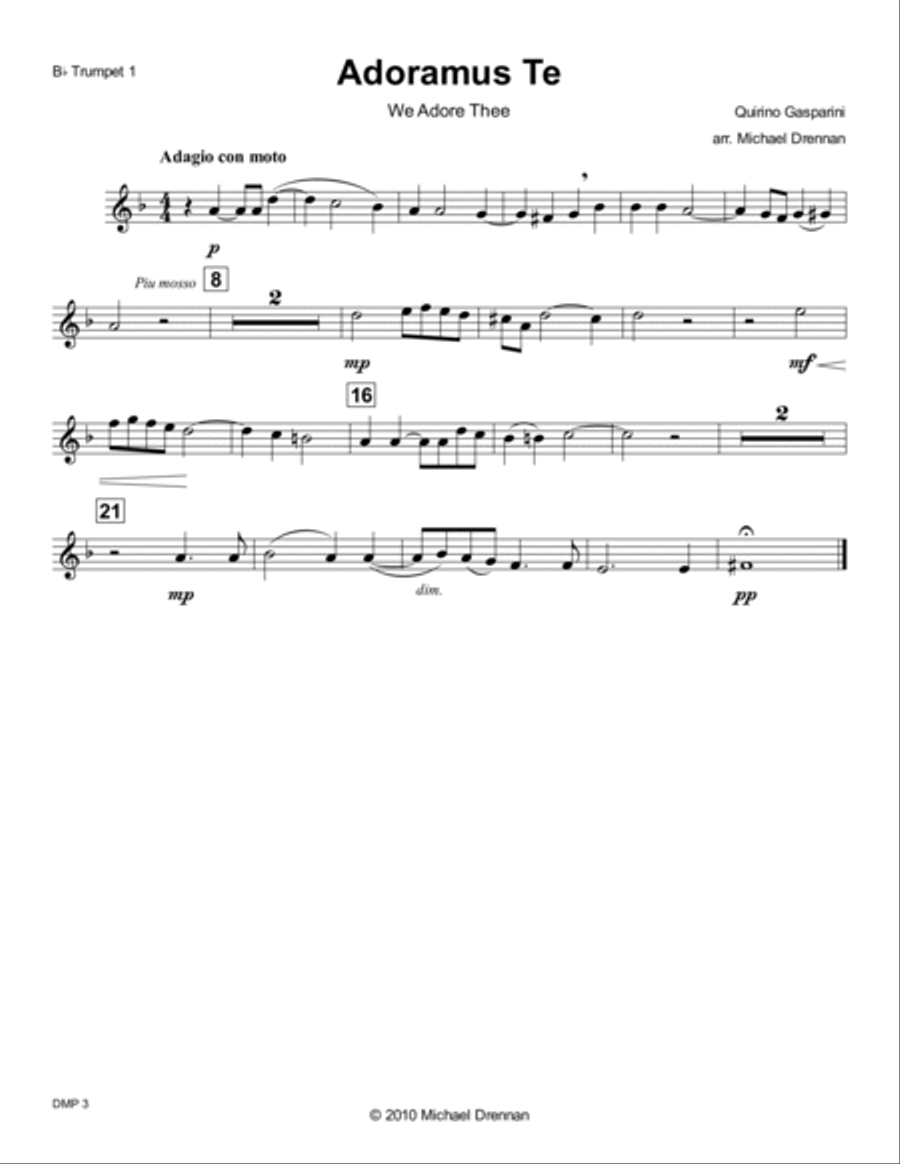 Adoramus Te Brass Ensemble scores gallery preview page 4