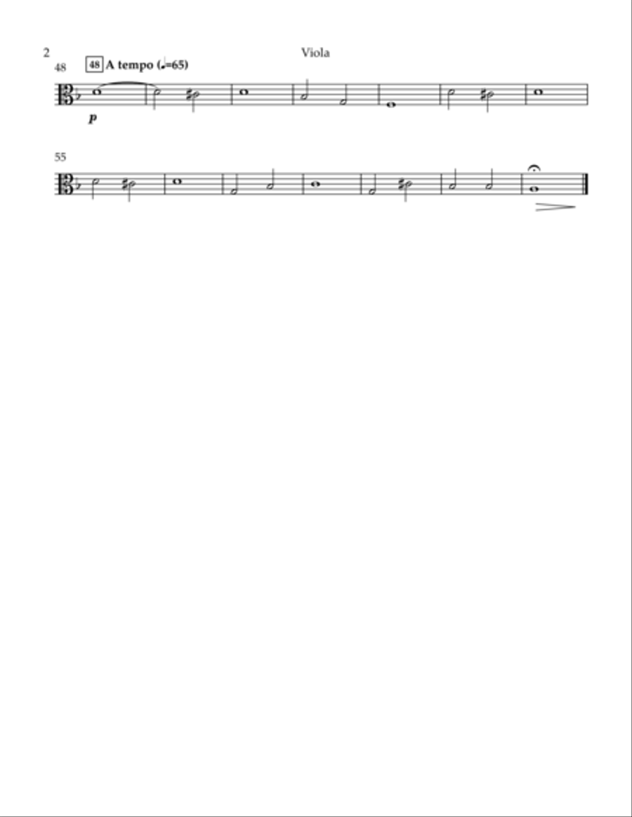 Adagio For Tron String Quintet scores gallery preview page 4