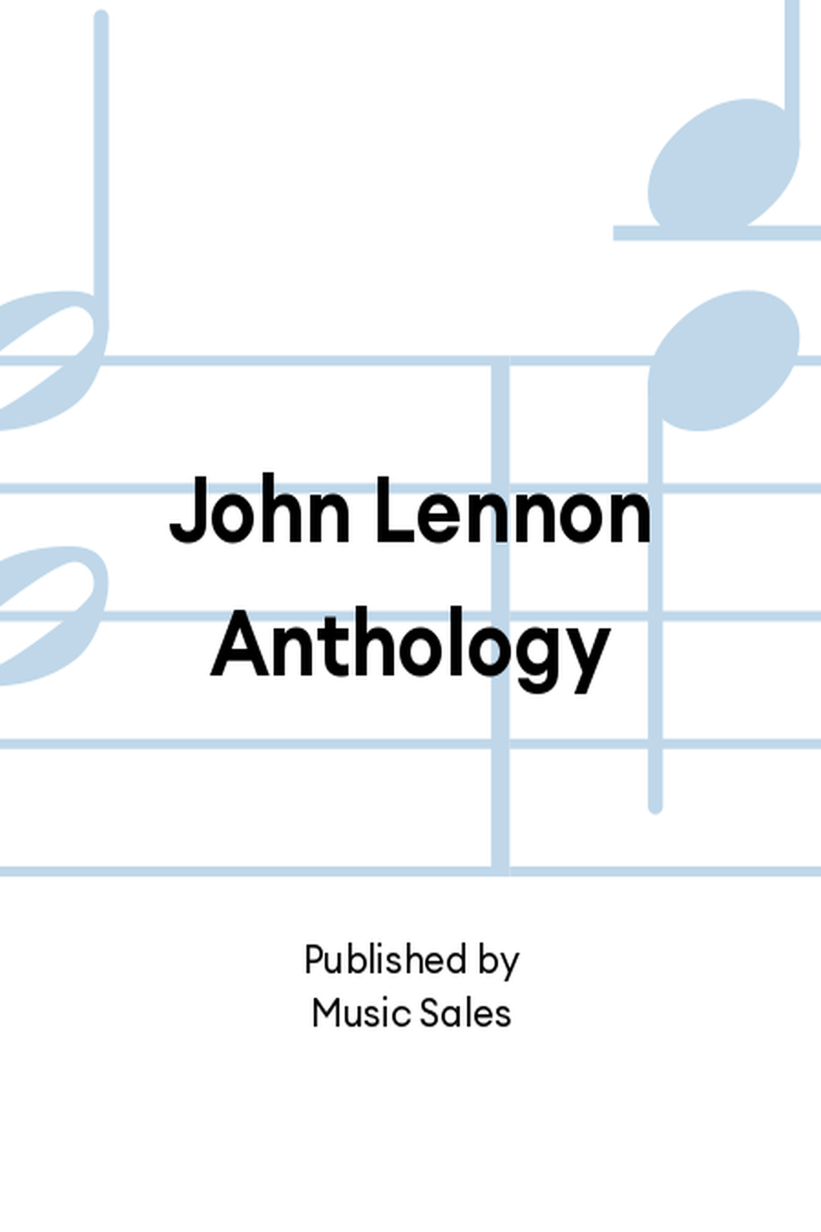 John Lennon Anthology Piano, Vocal, Guitar scores gallery preview page 1