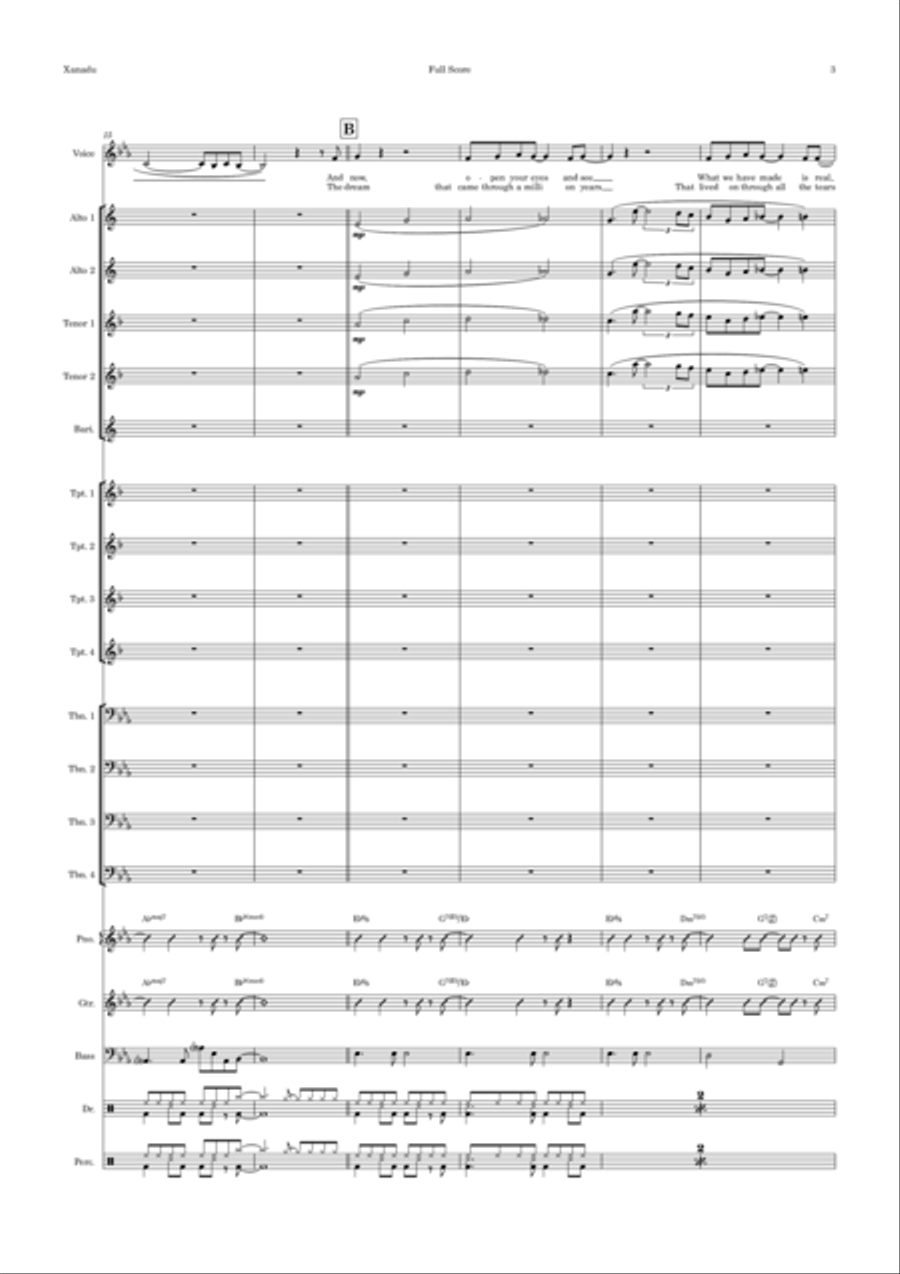 Xanadu Jazz Ensemble scores gallery preview page 3