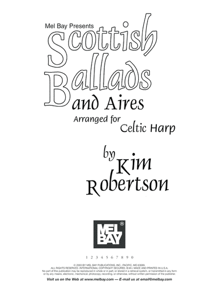 Scottish Ballads and Aires Arranged for Celtic Harp