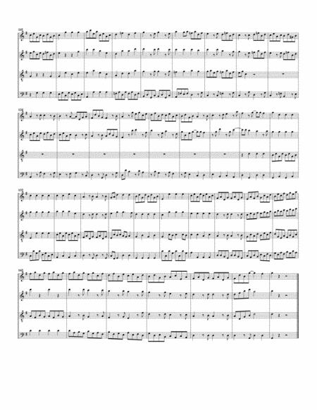Fugue for organ, BWV 550/II (Arrangement for 4 recorders)