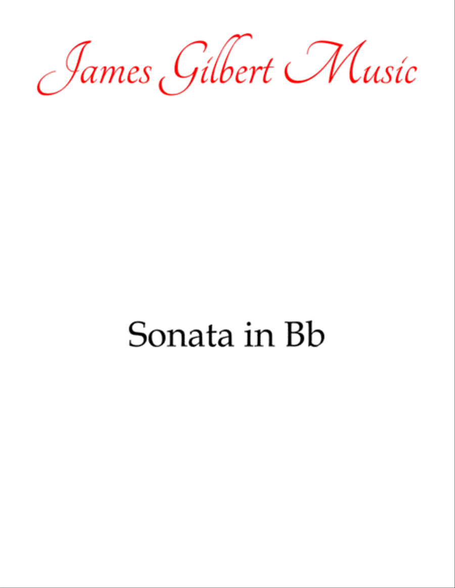 Sonata in Bb Major (K. 281) Piano Method scores gallery preview page 1