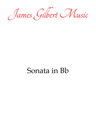 Book cover for Sonata in Bb Major (K. 281)