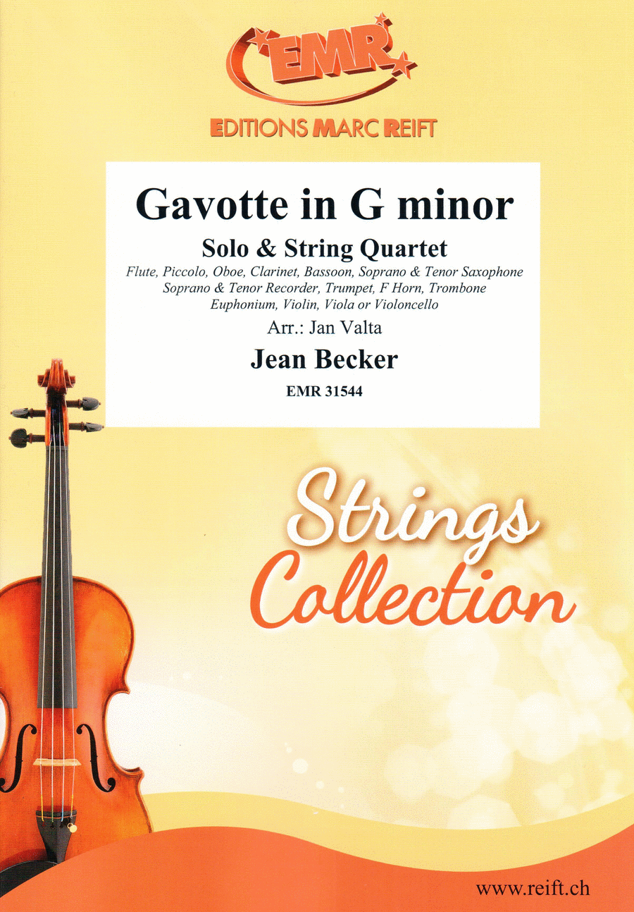 Gavotte in G minor Gavotte in G minor Bassoon scores gallery preview page 1