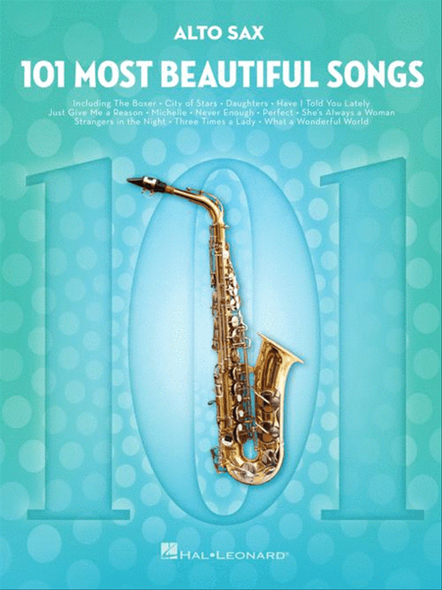 101 Most Beautiful Songs Alto Saxophone scores gallery preview page 2