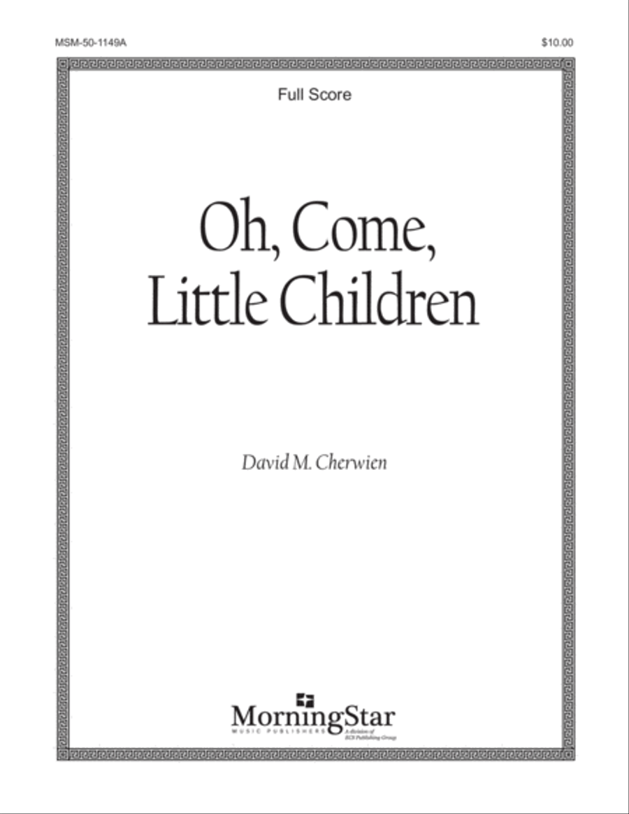 Oh, Come, Little Children Choir scores gallery preview page 1