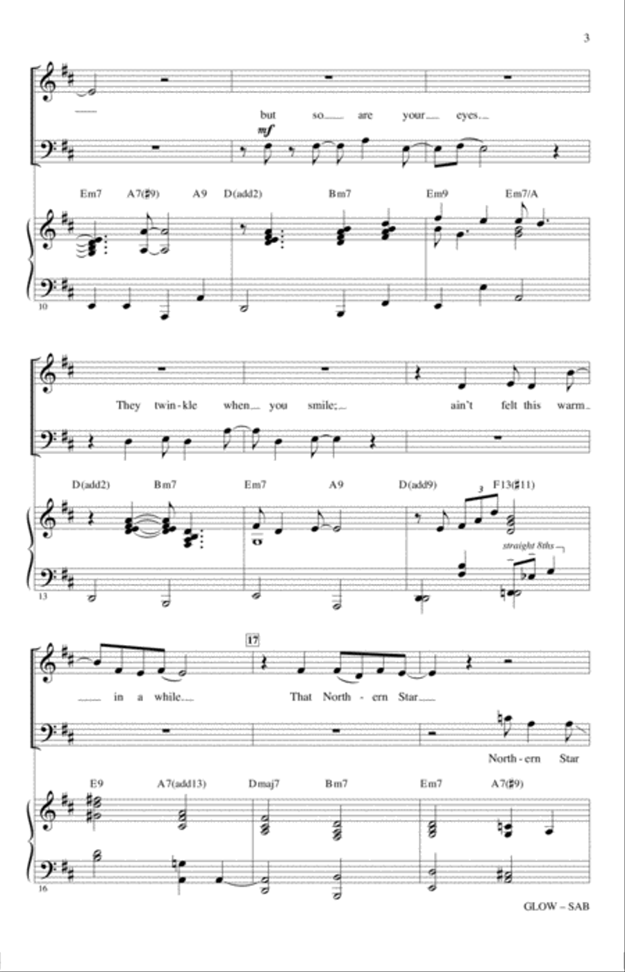 Glow Glow 3-Part scores gallery preview page 2