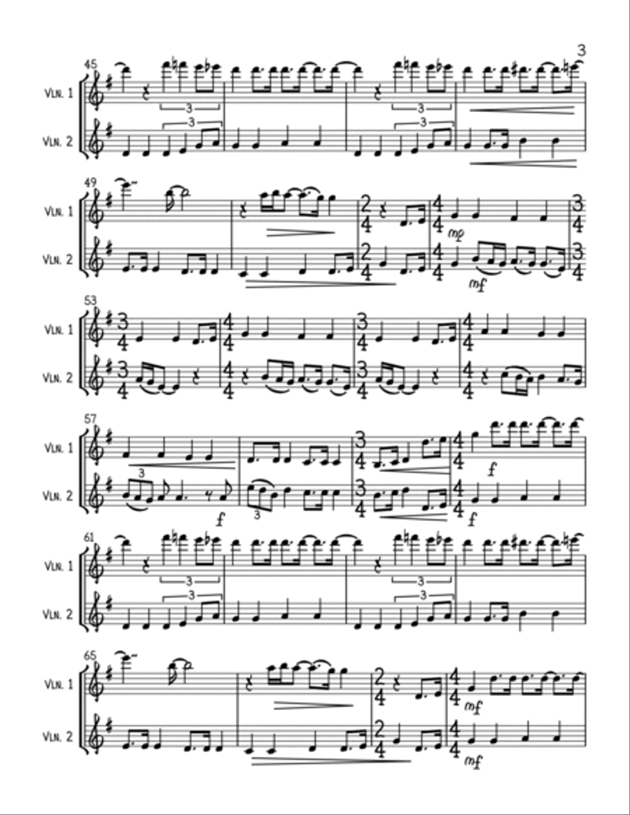All You Need Is Love All You Need Is Love String Duet scores gallery preview page 3