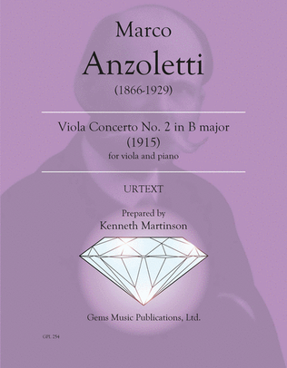 Book cover for Viola Concerto No. 2 in B major (1915)