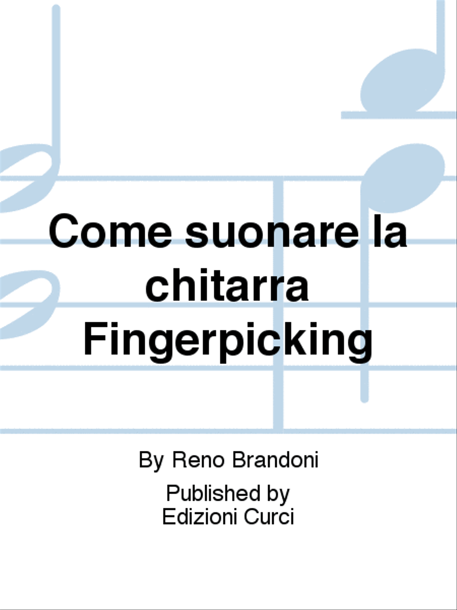 Come suonare la chitarra Fingerpicking Acoustic Guitar scores gallery preview page 1