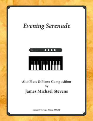 Book cover for Evening Serenade - Alto Flute & Piano