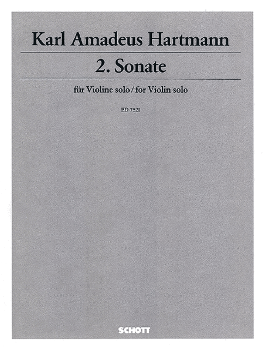 Sonata 2 (1927) Violin Solo scores gallery preview page 1