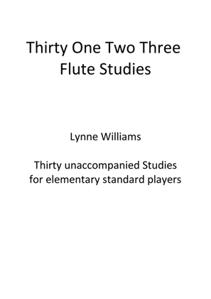Book cover for Thirty One Two Three Flute Studies