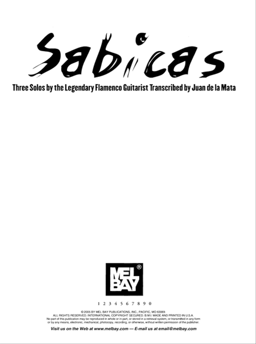 Sabicas Acoustic Guitar scores gallery preview page 2
