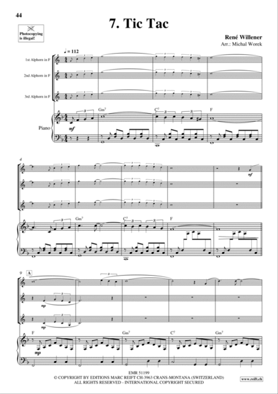 20 Alphorn Trios Volume 2 Brass Trio scores gallery preview page 15