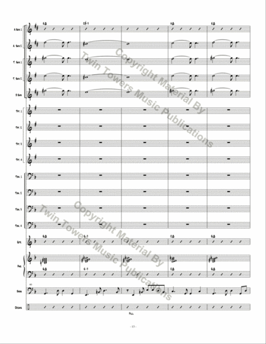 Grind Smooth Jazz Ensemble scores gallery preview page 14