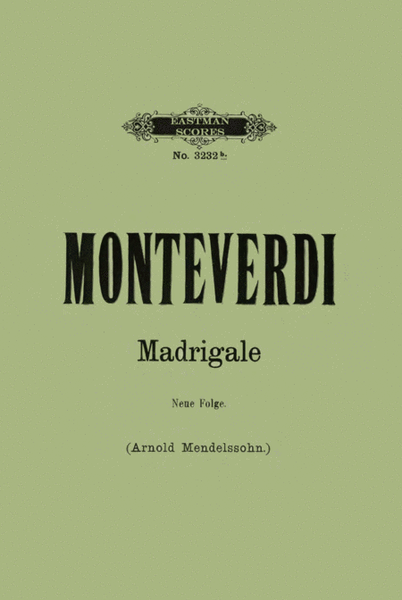 12 funfstimmige Madrigale / fur den Vortrag bearbeitet von Arnold Mendelssohn ; deutsche Ubersetzung vom Herausgeber.