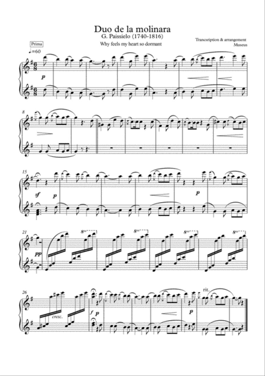 Piano Duets Classic Romantic 1 Piano, 4-Hands scores gallery preview page 4