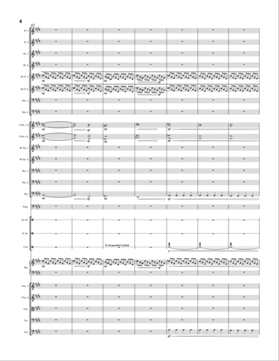 Child's Anthem Child's Anthem Full Orchestra scores gallery preview page 5