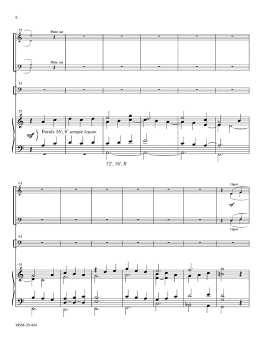 Te Deum Organ scores gallery preview page 6