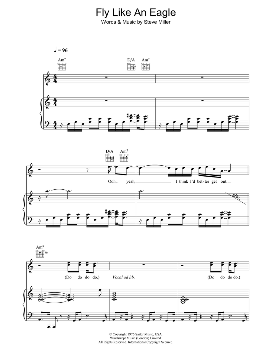 Fly Like An Eagle Fly Like An Eagle Acoustic Guitar scores gallery preview page 1