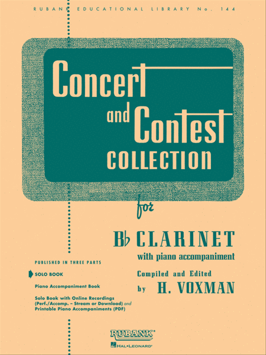 Concert and Contest Collection for Bb Clarinet Concert Band Methods scores gallery preview page 1