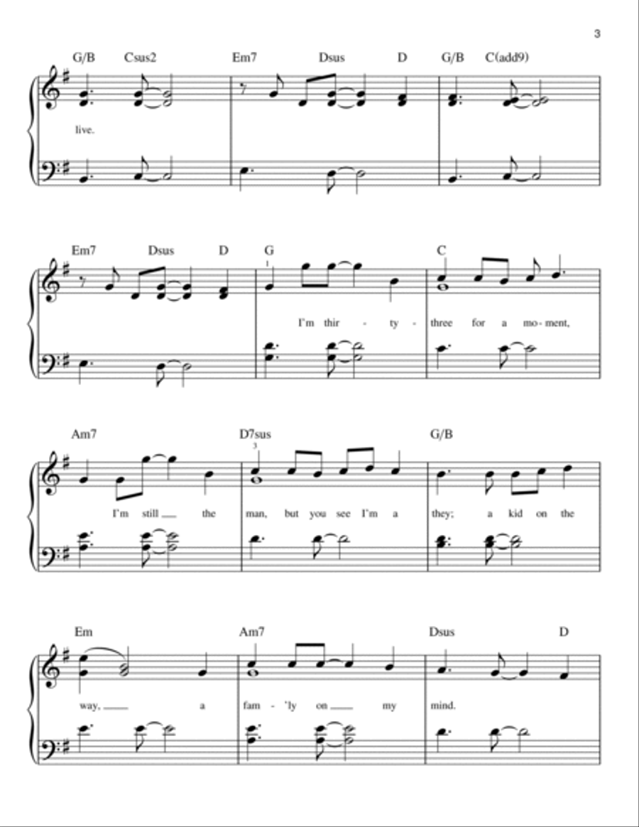 100 Years Easy Piano scores gallery preview page 3